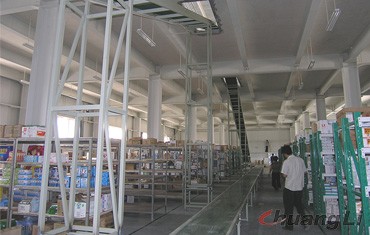 醫藥公司倉庫皮帶輸送機