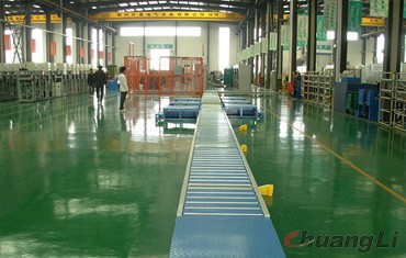 江蘇泰事達高低壓電氣部件輥筒式輸送線